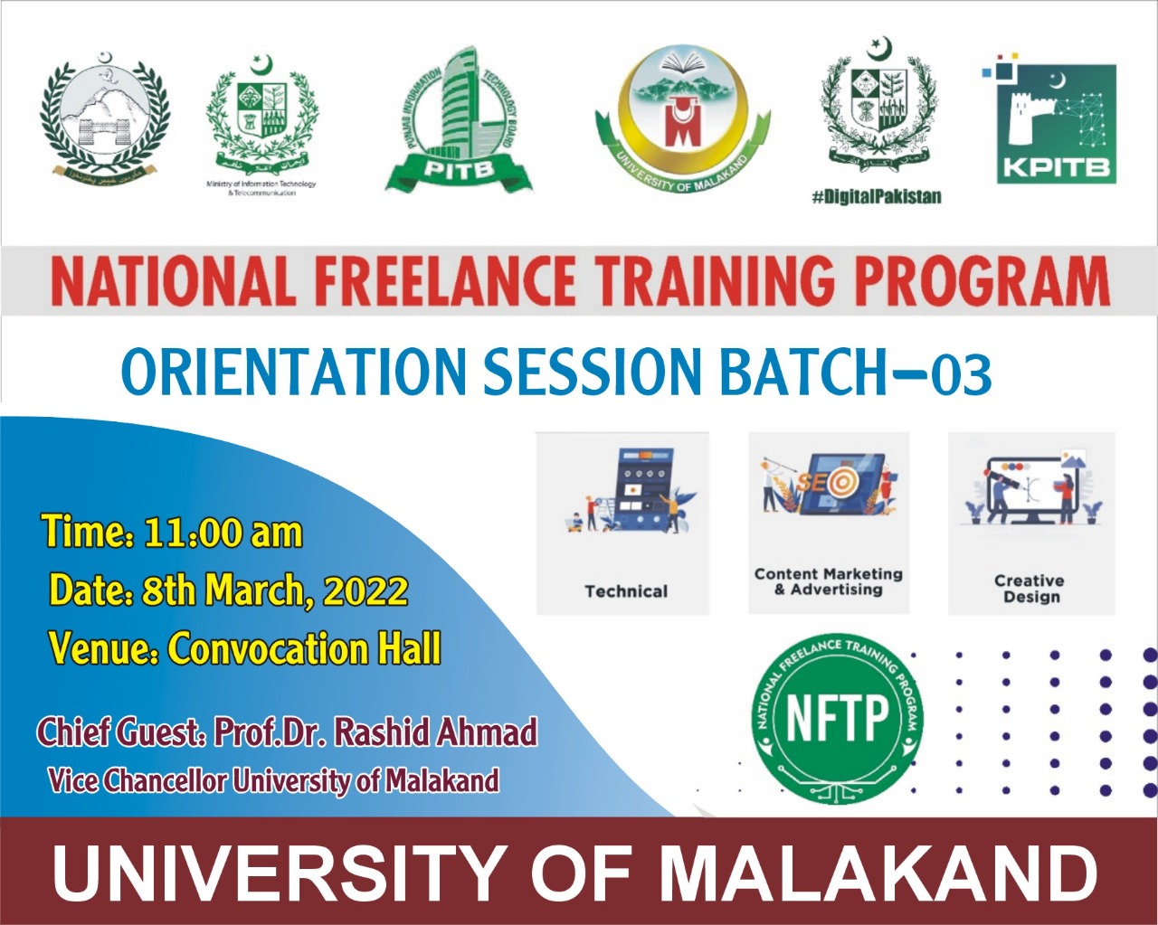 National Freelance Training Program, Orientation Session Batch III